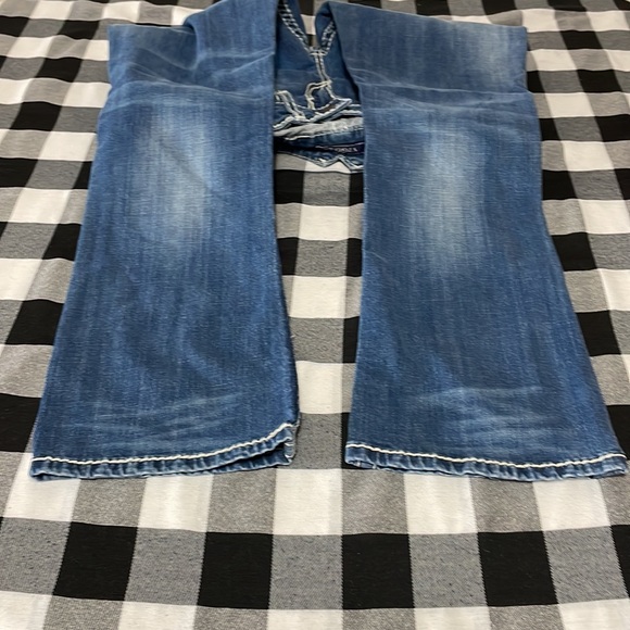 Vigoss Dublin Bootcut Jeans Size 12 x 31 Thick Stitch Double Pockets Stretch - Picture 13 of 13